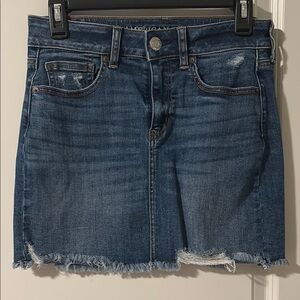 American Eagle Outfitters Blue Denim Skirt